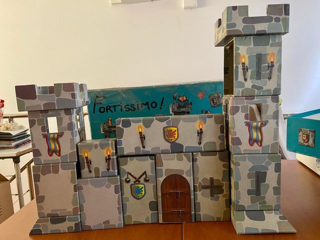 Antiguo juego construccion Fortissimo de Djeco.