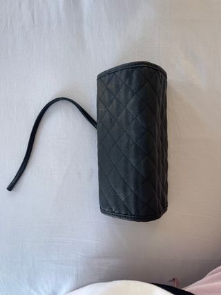 Estuche de brochas  negro cuero