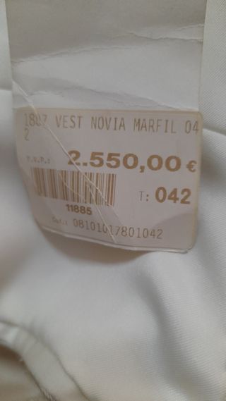 Vestido novia Nuevo Mod.18