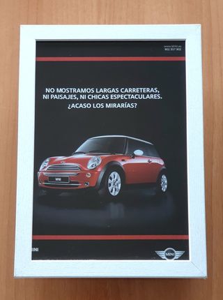 MINI COOPER ONE #cartel catalogo despiece cuadro r