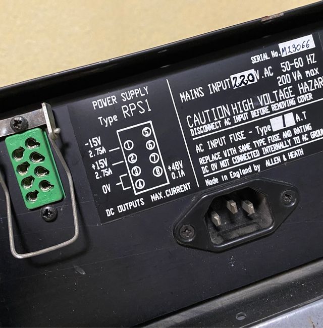 Fuente alimentación ALLEN&HEAT RPS1