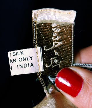 Chal de lana y seda.