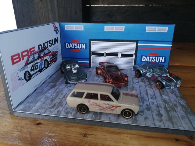 diorama Datsun