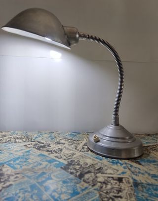 ANTIGUO FLEXO ALUMINIO AÑOS 50