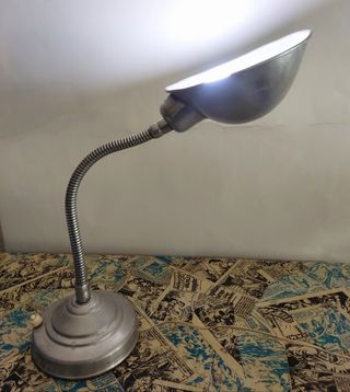 ANTIGUO FLEXO ALUMINIO AÑOS 50