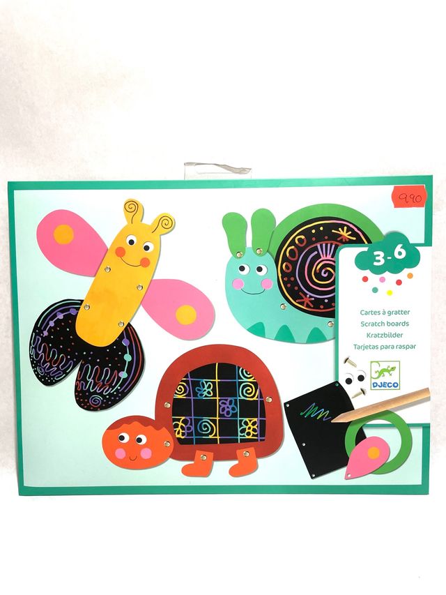 Scatola artigianale da graffiare e assemblare