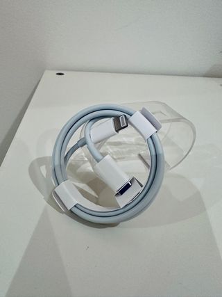 Cable USB-C a conector Lightning de Apple