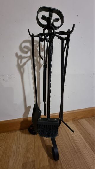 Salvachispas y juego de chimenea