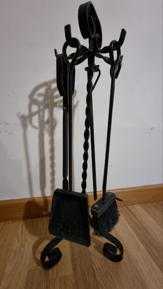 Salvachispas y juego de chimenea