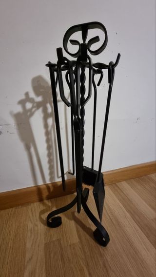 Salvachispas y juego de chimenea