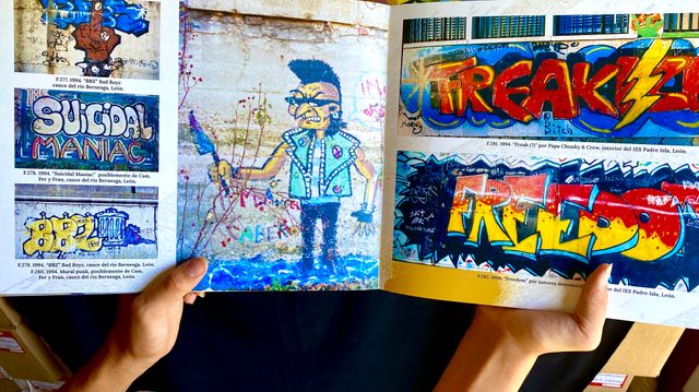 3 ejemplares libro Graffiti España