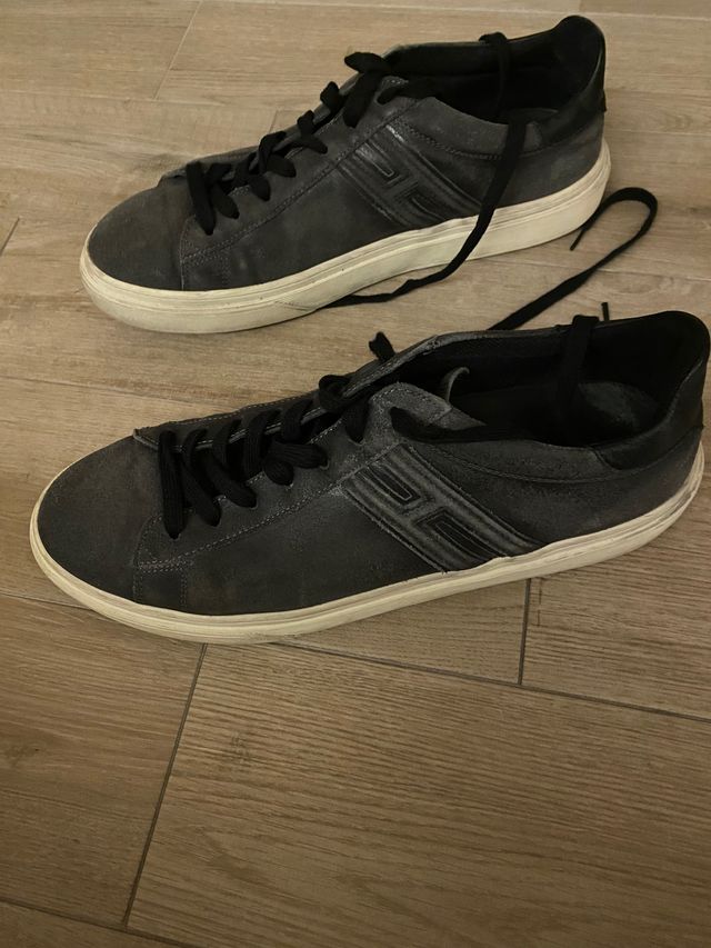 Scarpe Hogan invernali uomo effetto vintage