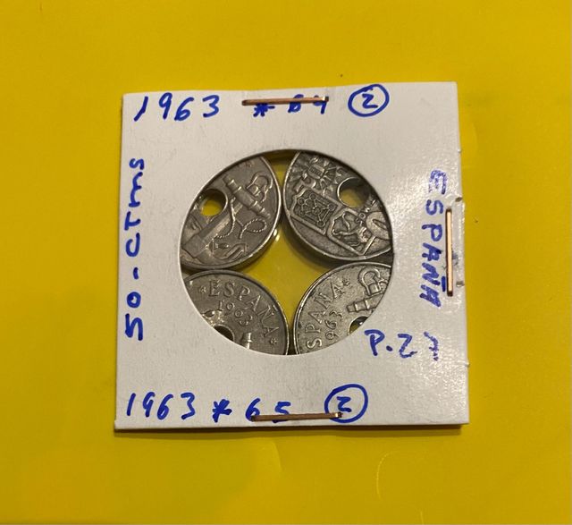 Monedas Españolas de 50 céntimos.🇪🇸 coleccionistas