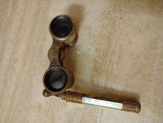 Binoculares prismáticos antiguos