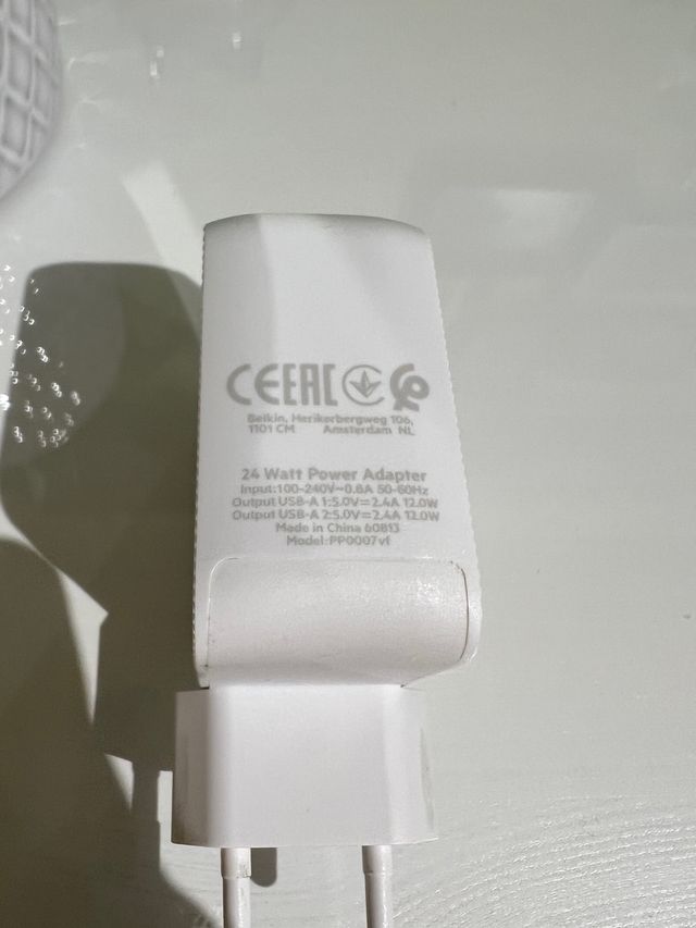 Adaptador corriente Belkin