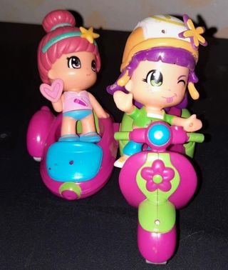 sidecar pin y pon y 2 muñecas