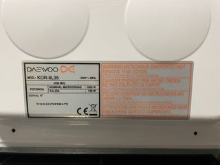 Microondas DAEWOO