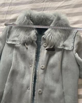 Chaqueta ESCADA de ante y piel - Talla S-M