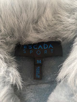 Chaqueta ESCADA de ante y piel - Talla S-M