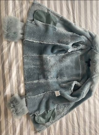Chaqueta ESCADA de ante y piel - Talla S-M