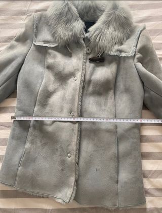 Chaqueta ESCADA de ante y piel - Talla S-M