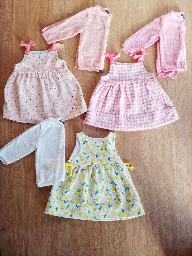 vestidos 12/18 meses