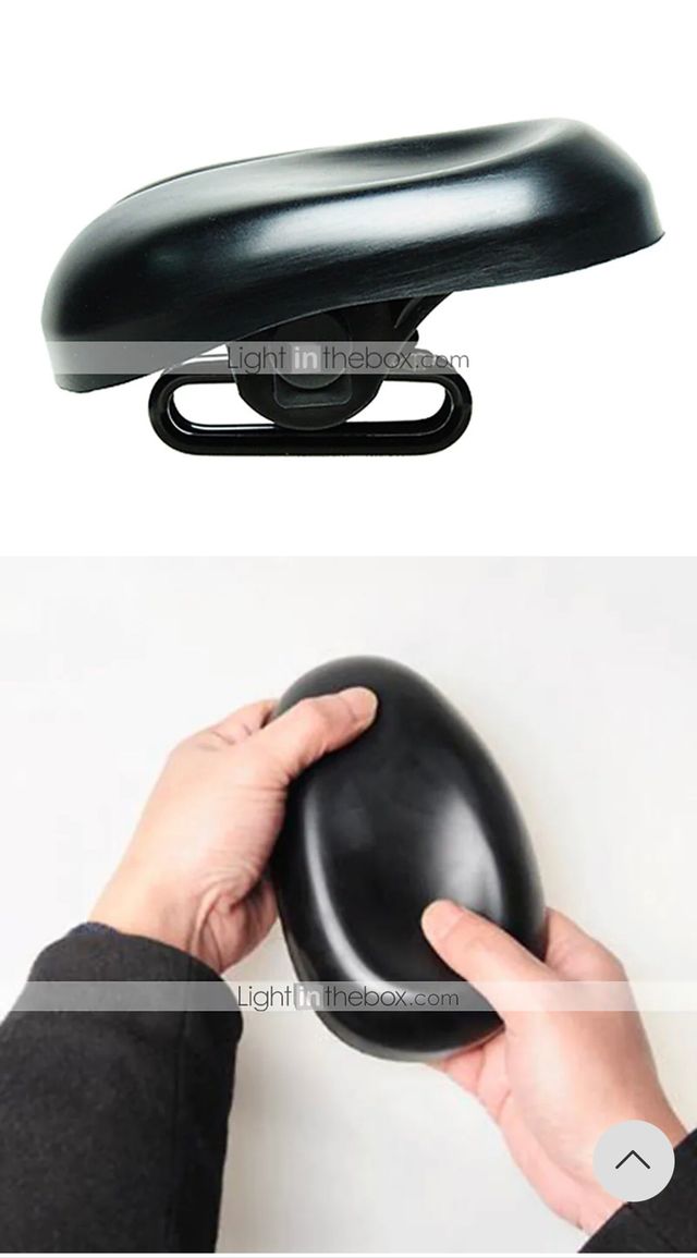 Sillín bici ancho prostático y para  mujer nuevo