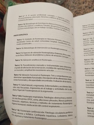 temario oposiciones fisioterapia