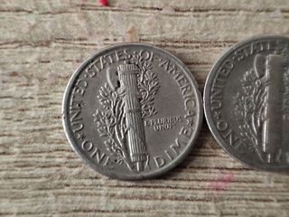 3 Dime Plata Constitucional (Mercury / Roosevelt)