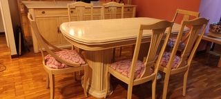 Mueble buffet . Mesa+6sillas