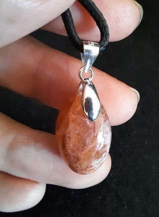 Colgante de Piedra Sol y Plata de Ley.