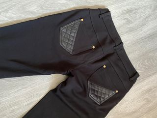 Pantalones cuero elástico 