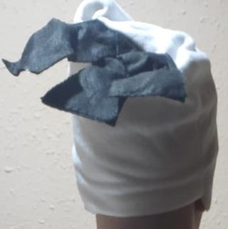 Disfraz personaje blanco de angry birds