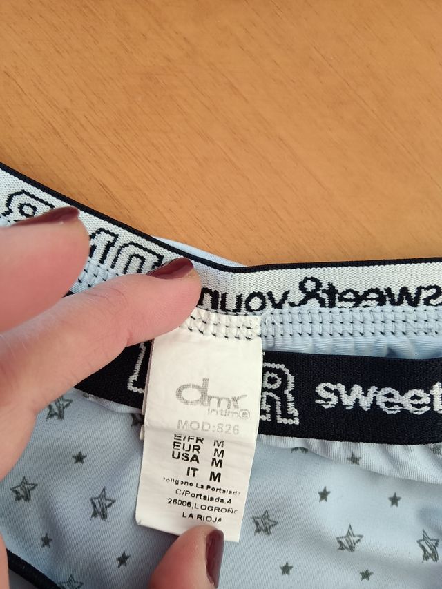 Conjunto ropa interior