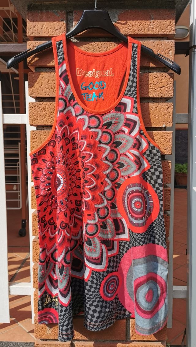 Maglietta Desigual Fantasia Rossa