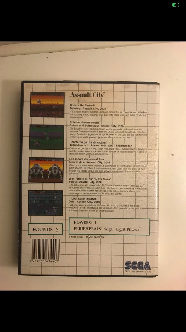Assault city light phaser NUEVO