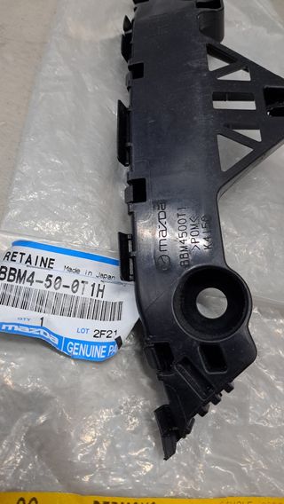 guía de paragolpe delantero