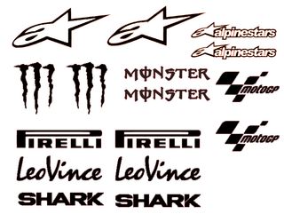 Pegatinas de Sponsor Motos