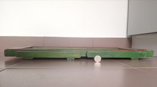 Antigua Bandeja/Mesita para Cama, Madera, Plegable