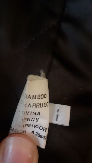 Chaquetón de piel vintage