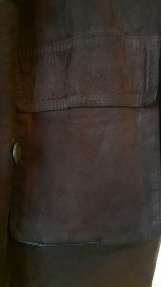 Chaquetón de piel vintage