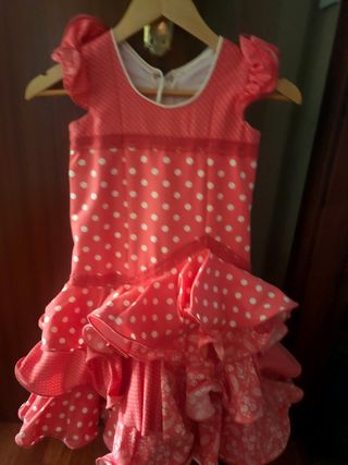 Traje de flamenca niña