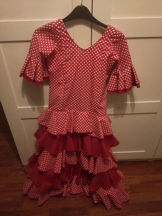 Traje de flamenca niña 