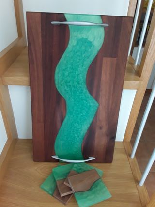 30 Dischi Di Legno Quadrati 10x10cm - Per Sottobicchieri, Decorazione, Pittura Fai Da Te - Foto 5