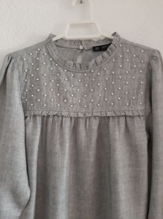 camisa pija Zara