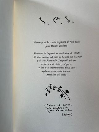 Juan Ramón Jiménez, "Libros de Madrid"