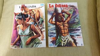 Libros  la Iliada  y la Odisea