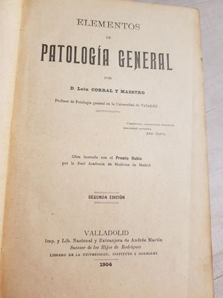 Elementos de Patologia General 2 Edición