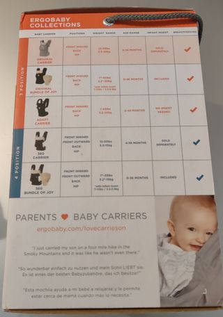 Mochila portabebé Ergobaby