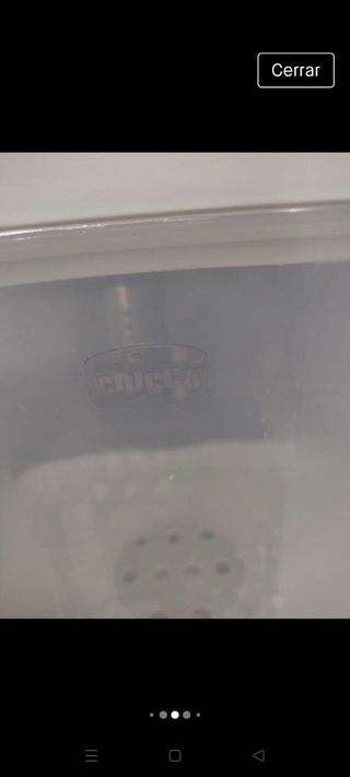 esterilizador biberones chicco